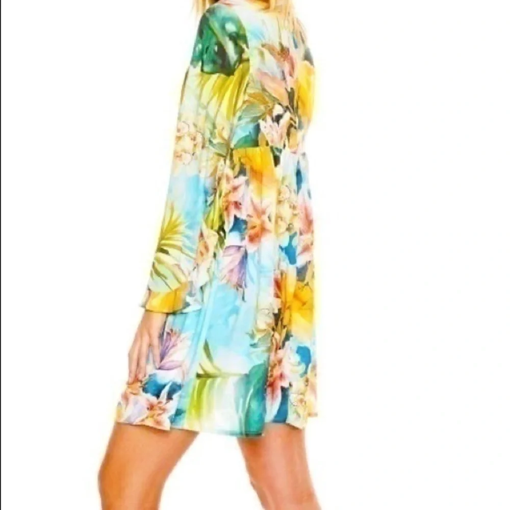 Bell Sleeve Midi Dress - Picture 3 of 10